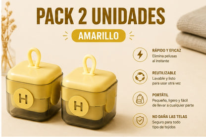 Quitapelusas Portátil Reutilizable para Ropa, Sofás y Pelo de Mascotas